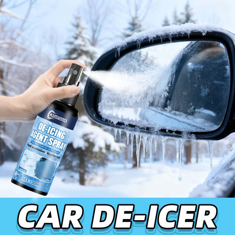 Motorcycle Gear Auto - Winter Windshield De-Icing Spray Quick Ice