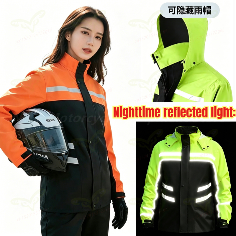 Motorcycle Gear For Summer - Summer Raincoat Rain Pants Set Motorcycle