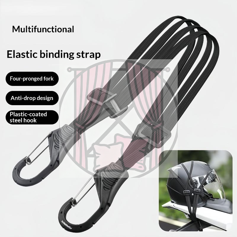Motorcycle Gear Helmets - Motorcycle Luggage Strap Universal Elastic Suitcase