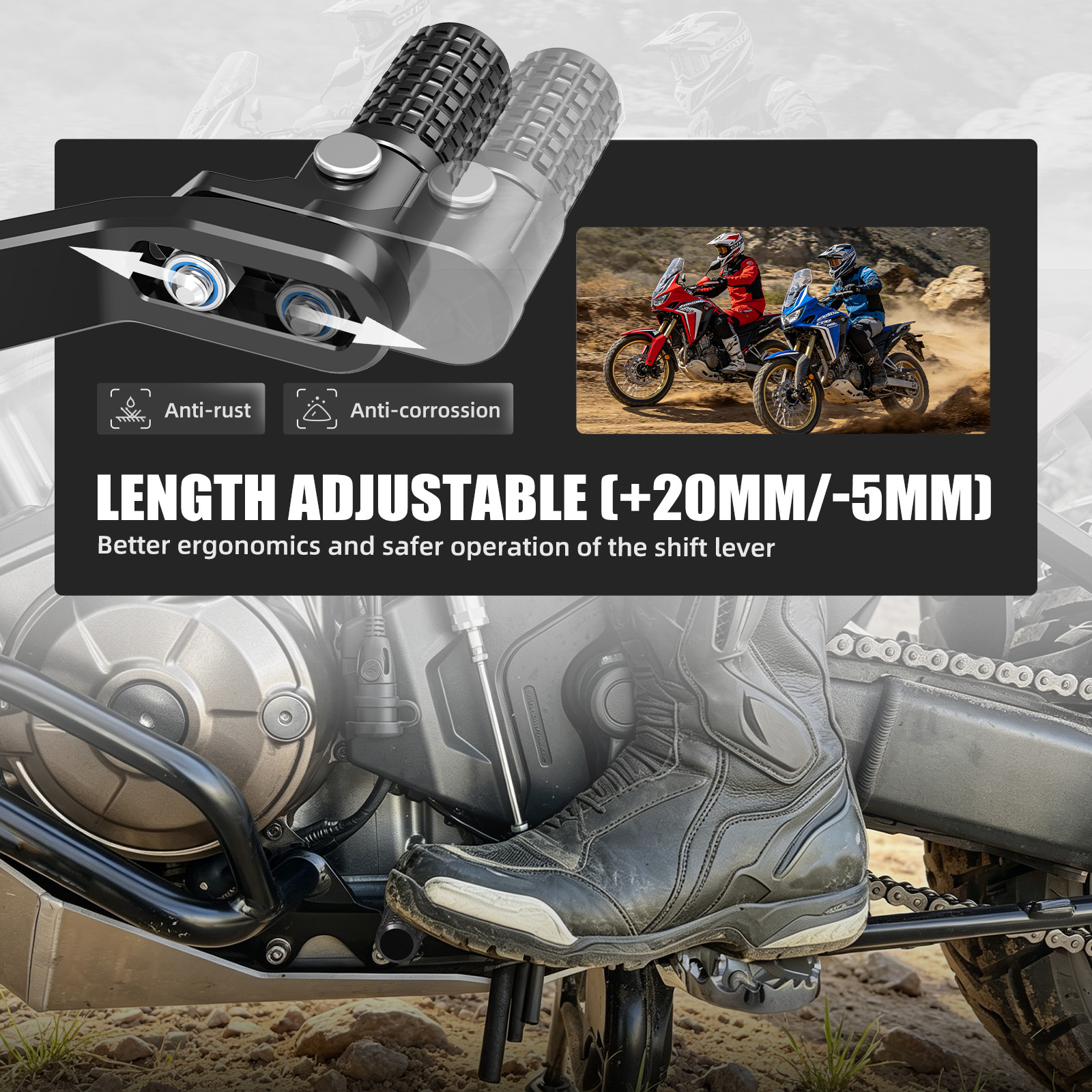 For 2020-2026 Honda CRF1100L A - Motorcycle Gear Honda ulasan dan harga