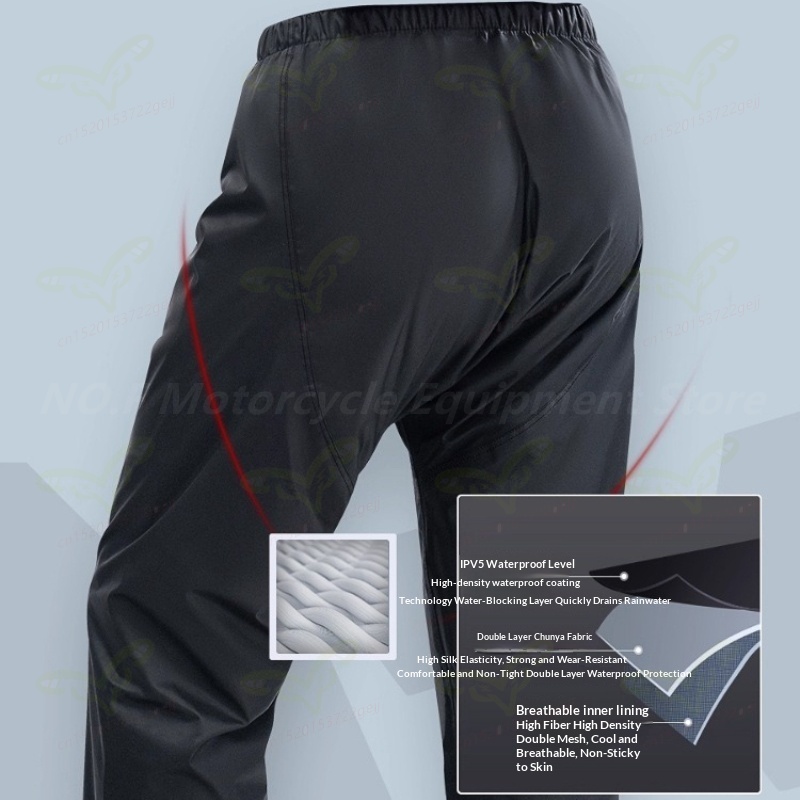 Summer Raincoat Rain Pants Set - Motorcycle Gear For Summer ulasan dan harga