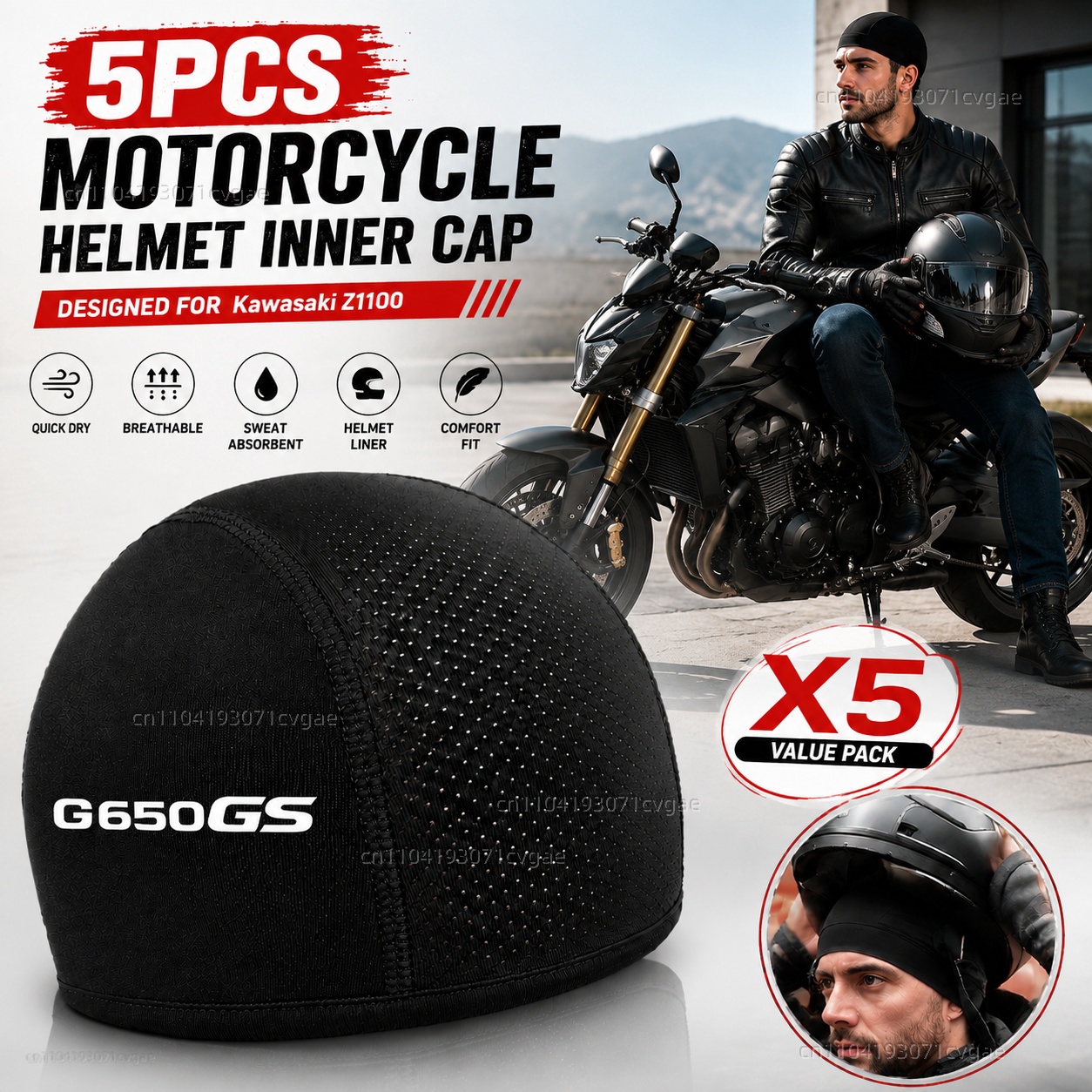 5pcs Motorcycle Helmet Inner C - Motorcycle Gear Helmets ulasan dan harga