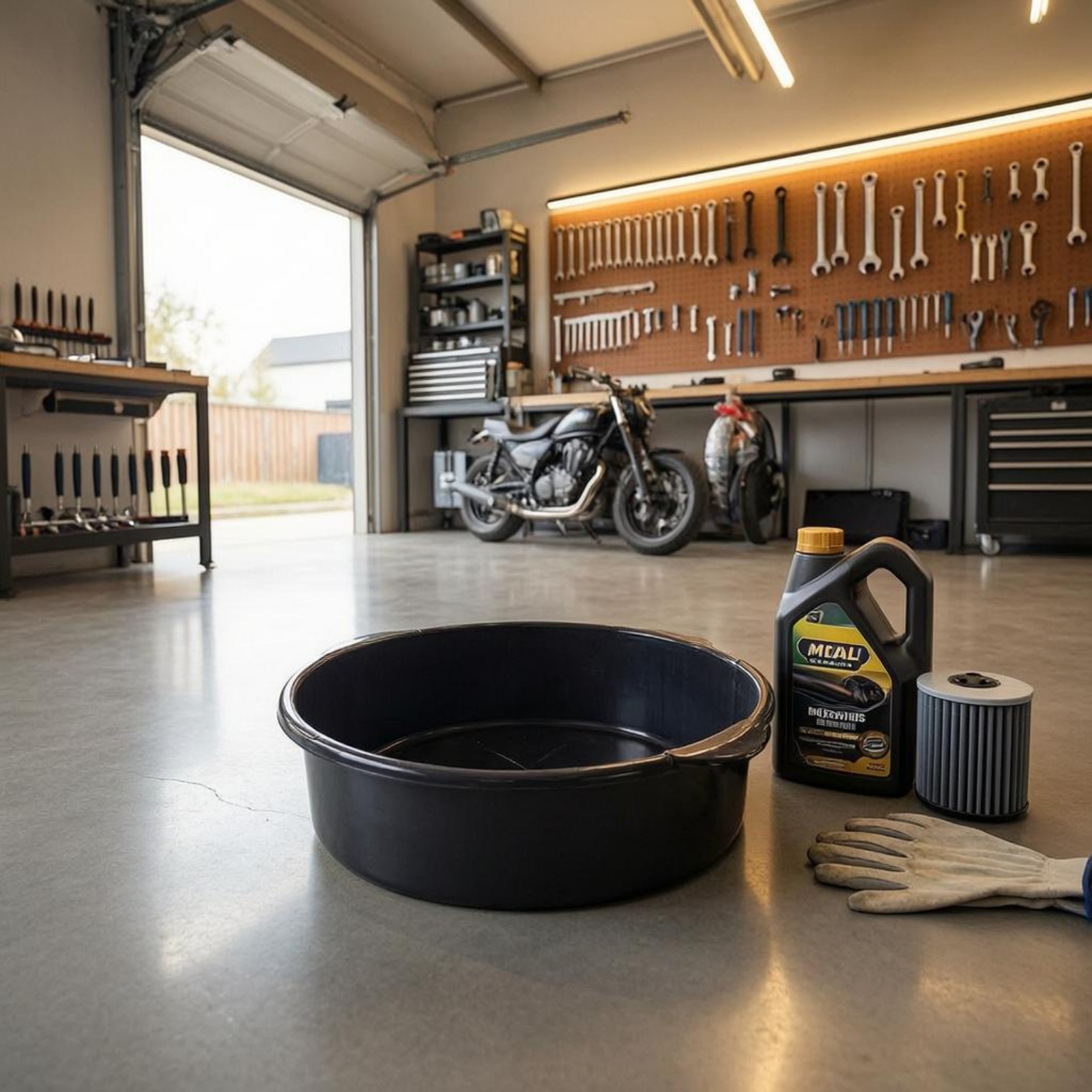 Oil Drain Pan Thickened Engine - Motorcycle Gear Auto ulasan dan harga