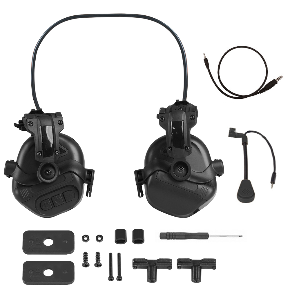 BOOIU Tactical Shooting Headse - Intercom Headset Helmet ulasan dan harga
