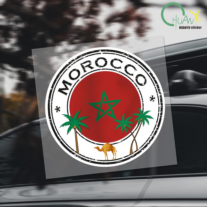 Creative Morocco Stickers Moro - Motorcycle Gear Helmets ulasan dan harga