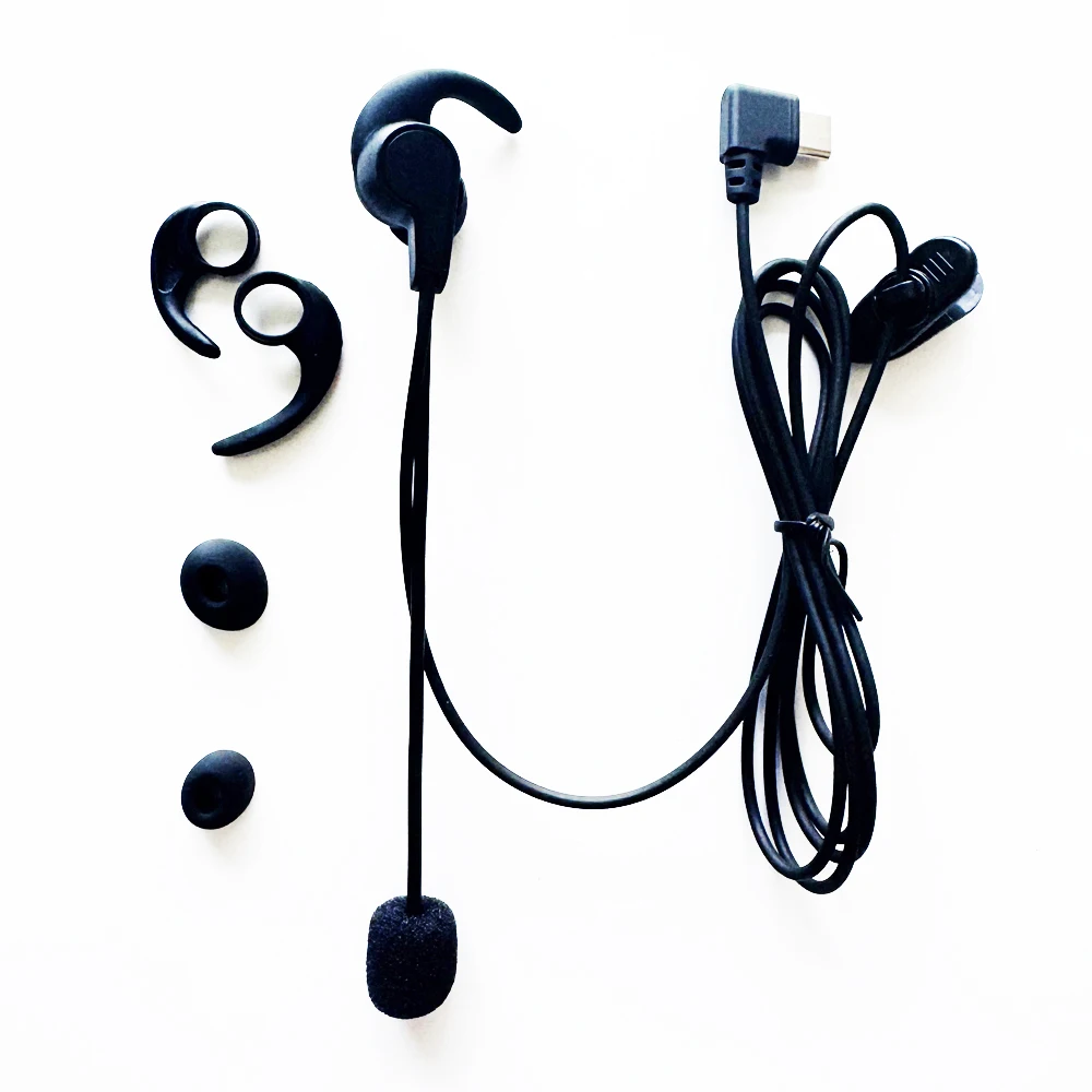 Type-C HIFI Soccer In-ear Refe - Intercom Headset Helmet ulasan dan harga