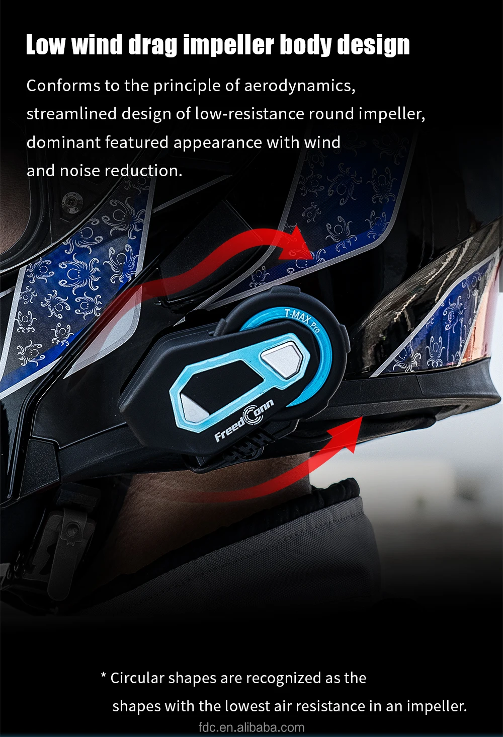 FreedConn Bluetooth Helmet Hea - Intercom Headset Helmet ulasan dan harga