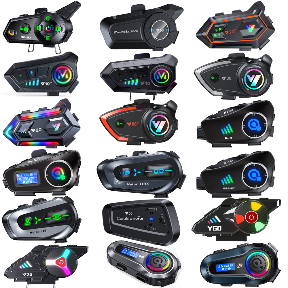 Bluetooth  Accessory Headset w - Intercom Headset Helmet ulasan dan harga